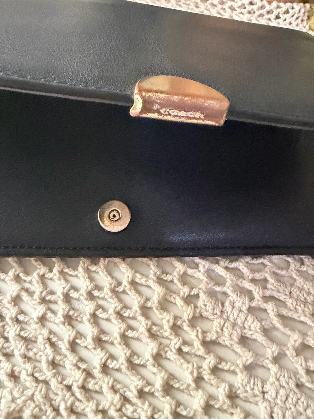 Coach Quilted Black Dreamer w/ Gold Hardware and Stud Detailing - Picture 10 of 11